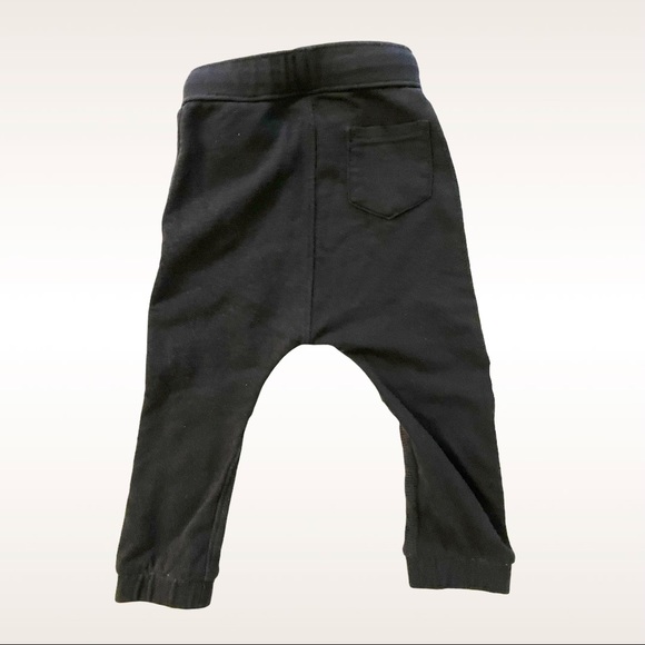 H&M moto sweatpants (black) - Picture 3 of 3